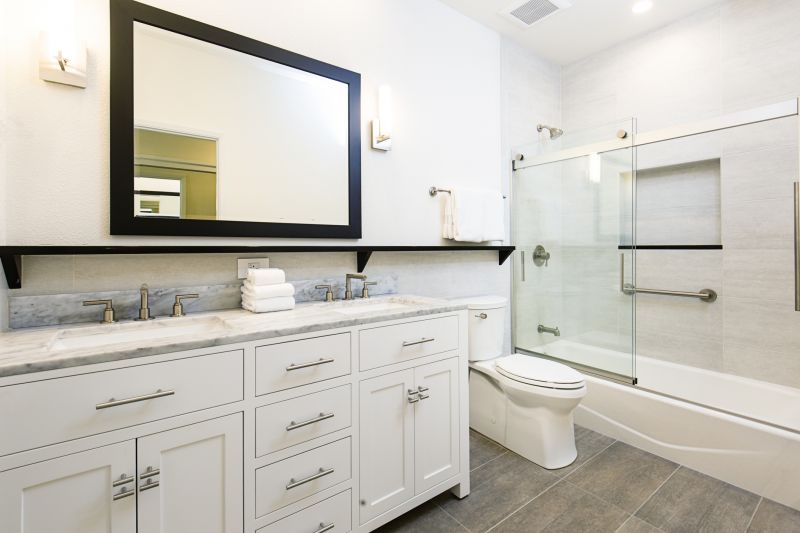Bathroom Renovation Featuring Dual Sinks